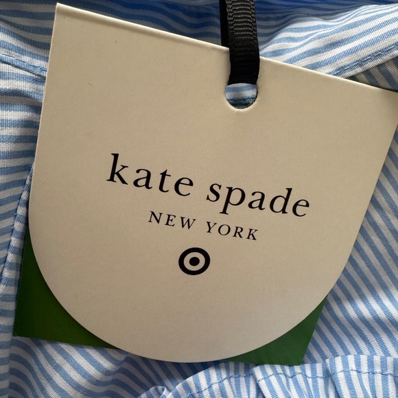 Kate Spade x Target Women’s Ribbon Midi Short Sleeve Shirtdress 4X Plus Size - Picture 1 of 4